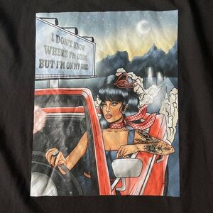 Romwe I Don’t Know Where I’m Going But I’m On My Way ..Women’s Graphic Tee Small